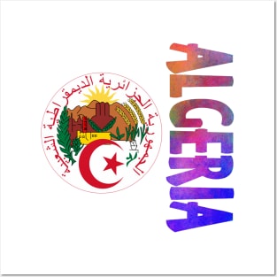 Algeria Coat of Arms Design Posters and Art